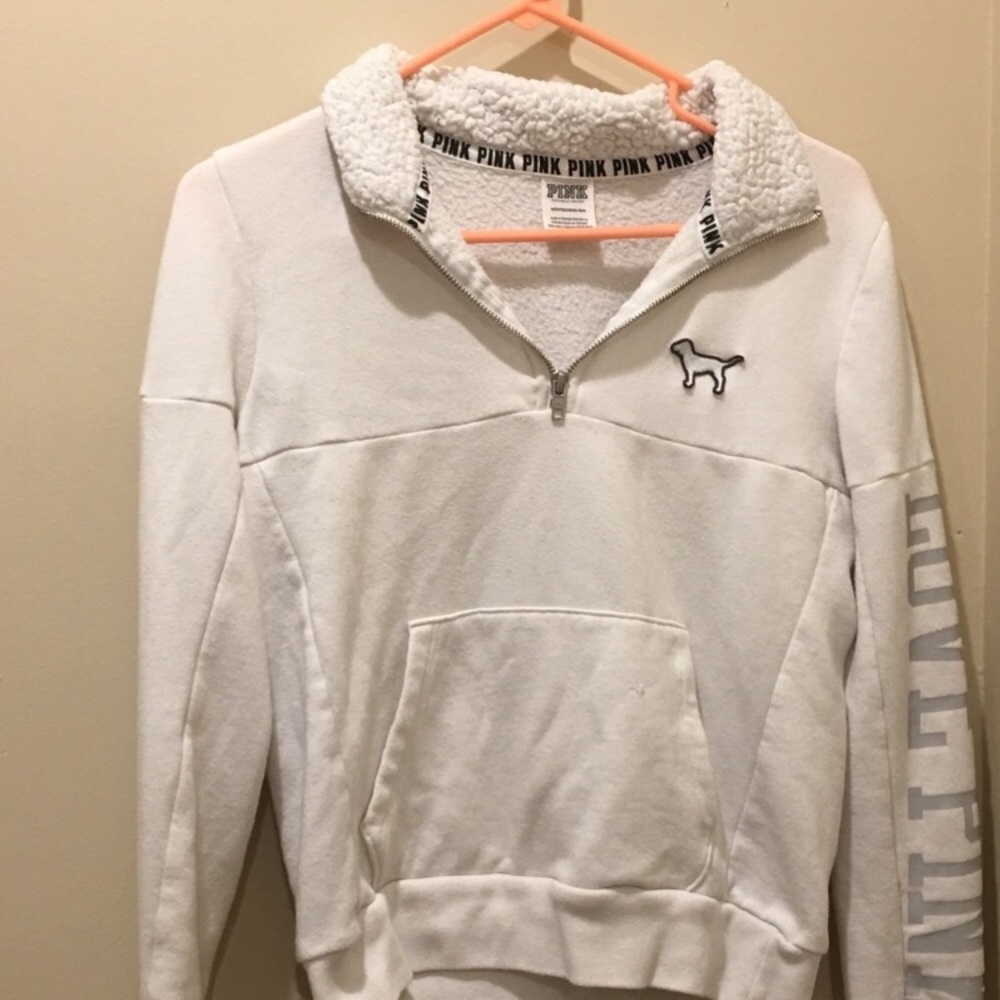 White PINK Sherpa